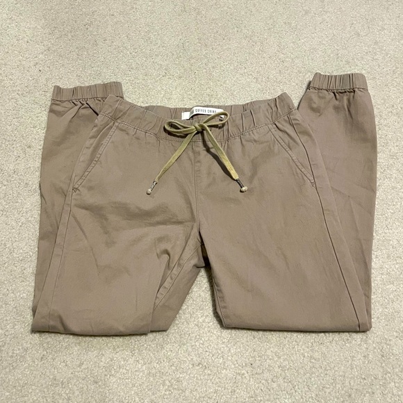 🍰 Tie Waist Khakis - Picture 1 of 5